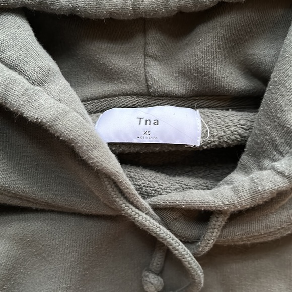 TNA green sweater in XS - Picture 3 of 4